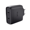 TRUST MAXO 65W 2P USB-C GAN CHARGER BLK