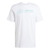 adidas Mercedes AMG Petronas Formula One Team DNA Graphic pánske tričko White/Mint Rush M