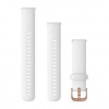 Remienok Garmin Quick Release silikónový remienok 18 mm, white/rose gold 010-12932-0F