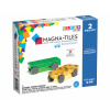 Magna Tiles Magnetická stavebnica Cars 2 dielna (žltá a zelená)