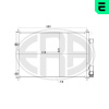 Kondenzátor klimatizácie ERA 667161