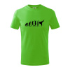 Karate Evolúcia - kop - Tričko detské bavlnené - 146 cm/10 rokov ( Apple Green )