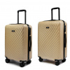 ROWEX Stredný a príručný cestovný kufor s TSA zámkom ROWEX Roseline 2v1 Farba: Šampanská 56x38x23 cm, 66x45x26 cm, 76x50x30 cm POLYKARBONÁT