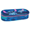 COOL PACK Stitch Campus Blue, puzdro na perá a ceruzky, jednozipsové, prázdne, 23x9x5cm