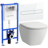 Set WC misa Laufen Lua H8200830000001, podomietková konštrukcia Laufen Lis H8946600000001, H8910830000001, H8956610000001