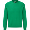 Fruit of the Loom Mikina Classic Raglan Sweat, raglánová COT162216t3901-retro heath S Melír zelená retro