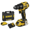 DeWALT DCD708D2T aku vŕtací skrutkovač 18V, 2x 2,0Ah