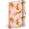 NOTIQUE Notes Leopardy, linajkovaný, 13 x 21 cm
