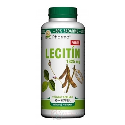 BIO Pharma Lecitín Forte 1325 mg cps 90+45 (50%) (135 ks)