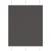 Plisovaná roleta černá 110x100 cm Šířka látky 109,4cm Polyester Černý 4015128