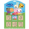Razítka 5+1 s voskovkou - Peppa Pig