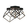 Dizajnové LED stropné svietidlo 46W 3000K 4900lm (L64*W35.9*H41CM) čierne VT-7921 (V-TAC)