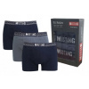 MUSTANG PÁNSKE BOXERKY BAVLNA NAVY/BLUE/NAVY 3-PAK XXL