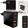 RÝCHLÁ NABÍJAČKA SIEŤOVÁ GaN 100W 2x USB 2x USB-C QC 3.0 + PD UNIVERZÁLNA