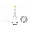 Vianočná dekorácia - svetelná pyramída stromček - 180 cm teplá biela