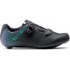 Dámske cyklistické tretry Northwave Core Plus 2 Woman - black/iridescent 37