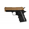 CyberGun airsoft pištoľ GBB COLT 1911 Defender Green Gas Half Tan