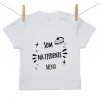 Boodyy Tričko s krátkym rukávom Som na zjedenie s menom dieťatka 140 (9-10 rokov)