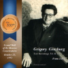 GRIGORY GINZBURG Franz Liszt - Live recordings Vol.II (1) (CD)