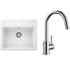 Set Blanco Legra 6 + Blanco Mida-S Chróm biela