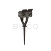 Legrand Plexo IP55 Záhradná dvojzásuvka 2x2P+T, komplet, povrchová montáž, 16A, 230V, predkáblovaná, Antracit