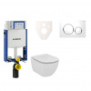 Ideal standard Cenově zvýhodněný závěsný WC set Geberit k zazdění + WC Tesi 110.302.00.5NF4