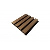 Fasádny lamelový obklad DUO Co-extrusion 221 x 26 mm Farebné prevedenie: Orech svetlý, Dĺžka: 3 m