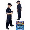 Kostým pre chlapca- Kostým pre deti Red 115-128 cm (Púty z polícke policajt v outfíne 110/116)