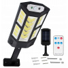 Uličná lampa - LED pohyb solárnej žiarovky a súmrak +diaľkové ovládanie (LED pohyb solárnej žiarovky a súmrak +diaľkové ovládanie)