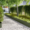 vidaXL Záhradné obruby 30 ks Olivová 100x0,5x30 cm Oceľ - Olivová - 259704-276336