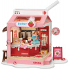 RoboTime 3D drevená skladačka Miniatúra domčeka Mliečny bar Strawberry