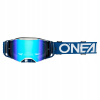 O'Neal B-55 CRAM modro biele motocyklové okuliare s UV filtrom CROSS QUAD