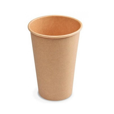 Papierové poháre hnedé kraft Ø 80 mm 330 ml, 0,3l (50 ks) - Wimex Papierový pohár kraft 80mm 330ml `ML: 0,3L 10oz`