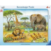 RAVENSBURGER Puzzle Africká zvířata 30 dílků