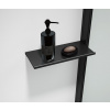Polysan ESCA SHELF polička pre profil 230x120mm, čierna mat ES8425