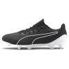 Pánské kopačky Puma KING Platinum Lazertouch FG/AG - Velikost 47, délka stélky 31 cm – prémiové kopačky Puma v černo-bílé kombinaci pro maximální kontrolu míče.