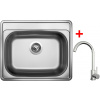 Nerezový set dřezu a baterie COMFORT 600 + ARCO celonerezová