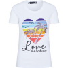 Love Moschino Tričká s krátkym rukávom - Biela