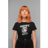 GG-God.sk Tričko Hello Kitty Dámske Farba: Čierna (Black), Veľkosť: XS, Grafika: Vpredu (Front)