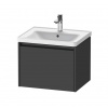 Duravit Ketho.2 Umývadlová skrinka, 44x58x46 cm, 1 zásuvka, grafit mat K25081049490000
