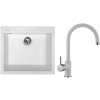 Set Sinks G9528 (dřez Cube 560 Milk 28 + baterie Vitalia Milk 28)