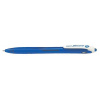 Guľôčkové pero, 0,21 mm, stláčací mechanizmus, PILOT Rexgrip EF, modré