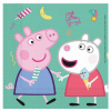 Papierové obrúsky Prasiatko Peppa 20 kusov Narodeniny