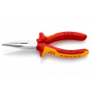 Kliešte pre jemnú mechaniku 160mm polguľaté VDE 1000V, 2506160 KNIPEX