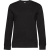 B&C Mikina B&C QUEEN Crew Neck, dámská COT01W01Qu3304-black pure XL Černá pure