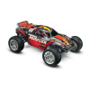 Traxxas Nitro Rustler TQi RTR strieborno-červená 1:10