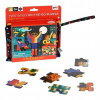 Petit Collage Puzzle Obojstranné v taške 49 ks
