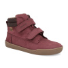 Detské zimné topánky barefoot Develab - Mid Boot 2 WP Burgundy vínové
