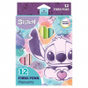 Disney Stitch pastelové fixky 12 ks