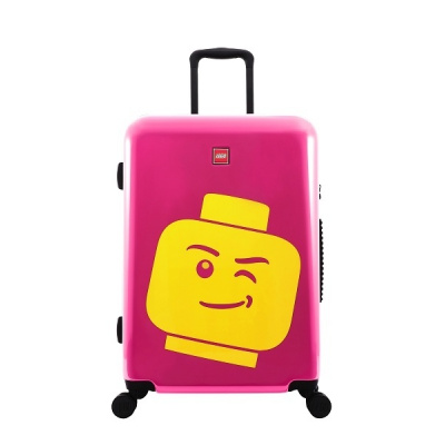 LEGO Luggage ColourBox Minifigure Head M 24" - Berry"